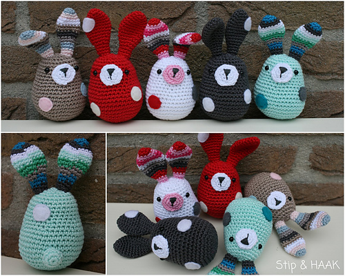 Ravelry patroon: Konijntje Pluis