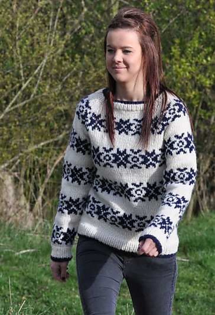 snowflake jumper pattern