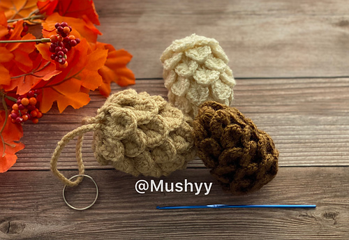 Pinecone Bag Charm photo 5