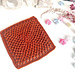 Square Puff Trivet pattern 