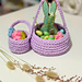 Egg and Treat Easter Baskets pattern 
