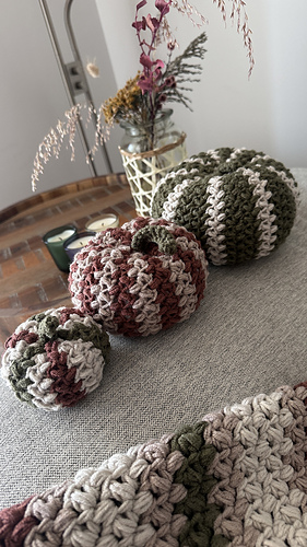 Textured Pumpkins
