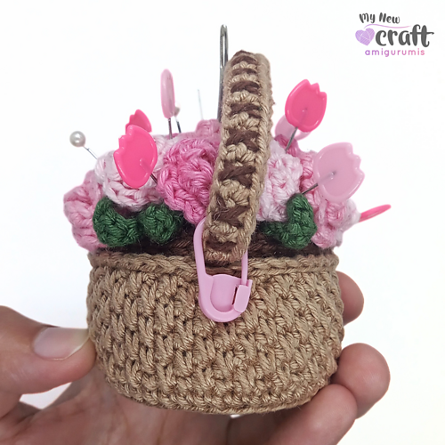 Flower Basket Pincushion photo 2