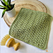 Braided Lattice Dishcloth pattern 