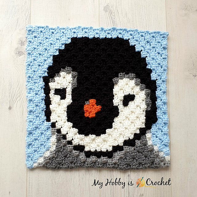 Baby Penguin C2C Square