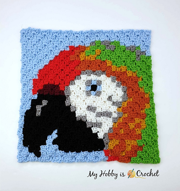 Macaw  Parrot C2C Square