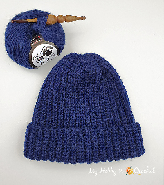 fishermans rib beanie pattern