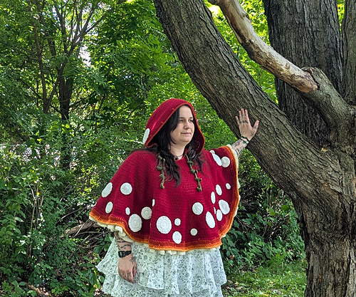 Enchanted Mushroom Poncho