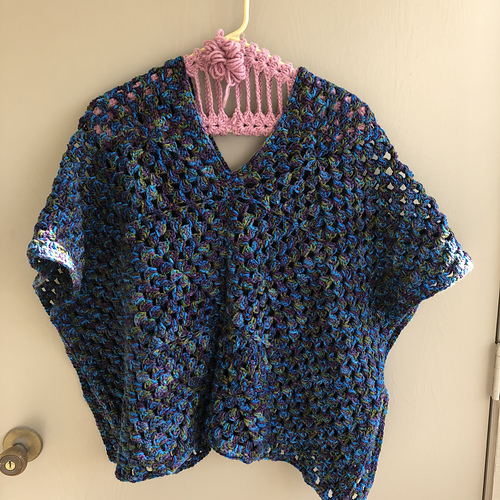 Granny Square Poncho - byNLMcKain