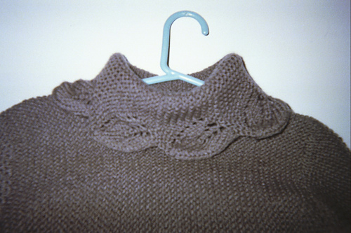 Lace Edged Cowl Pullover photo 3