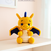 Dragon / Drachen (yellow-blue-creme) pattern