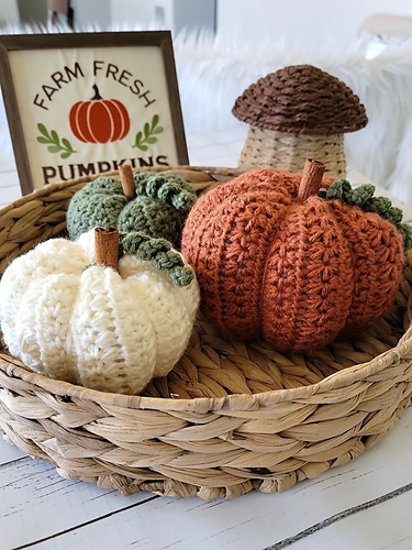 Star Stitch Pumpkins