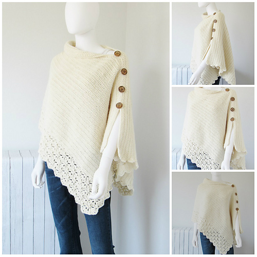 Uptown Poncho - CrochetDreamz