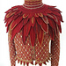Ruffled Raven Collar pattern 