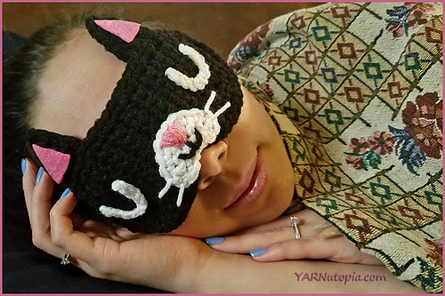 Feline Rested Sleep Mask photo 1