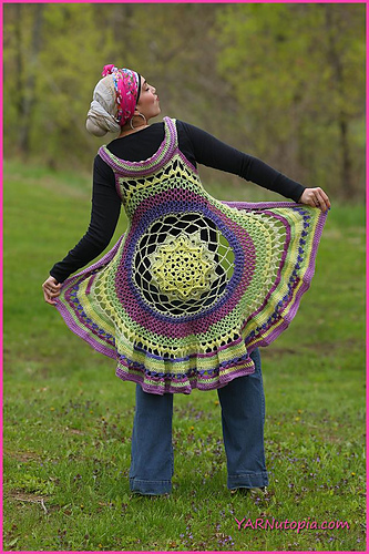 Vår Sol Mandala Vest - YARNutopia