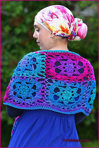 Jewel-Tone Lotus Wrap photo 3