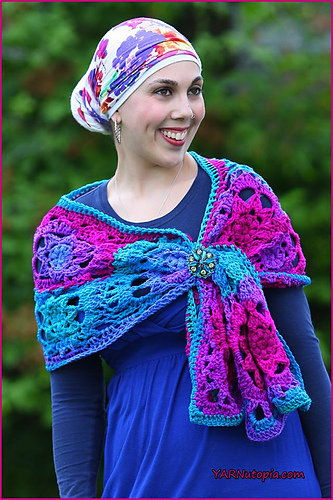 Jewel-Tone Lotus Wrap photo 4
