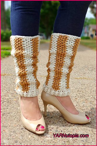 Vertical Striped Leg Warmers photo 3