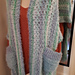 Latte Pocket Shawl pattern 