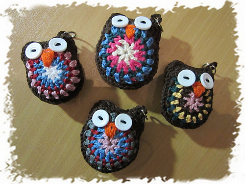 Owl nøkkelring - Nanniela