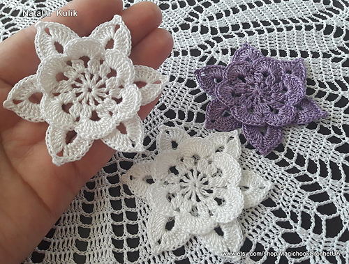 Irsk hekleblomst 3D - Natalia Kulik