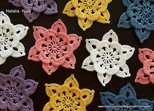 Irsk hekleblomst 3D - Natalia Kulik