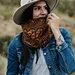 The Sunset Mesa Cowl pattern 