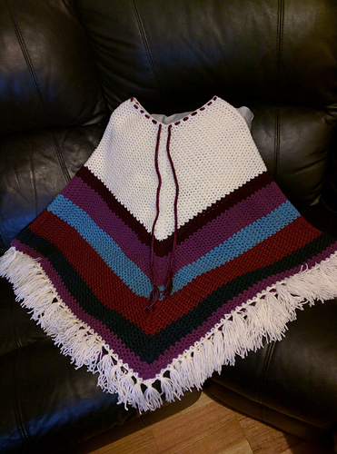 Summer sunset poncho (Nyári naplemente poncsó) photo 3