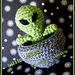 Little Alien in Spaceship pattern 