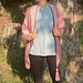 Colored Cellophane Shawl pattern 