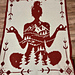 Nature's Serenity Yoga Mosaic Blanket pattern 