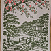 Japanese Garden mosaic blanket pattern