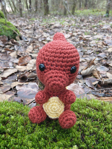 Chibi Charmander Evolusjon - The Nerdy Knitter