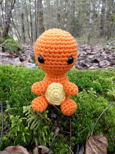 Chibi Charmander Evolusjon - The Nerdy Knitter