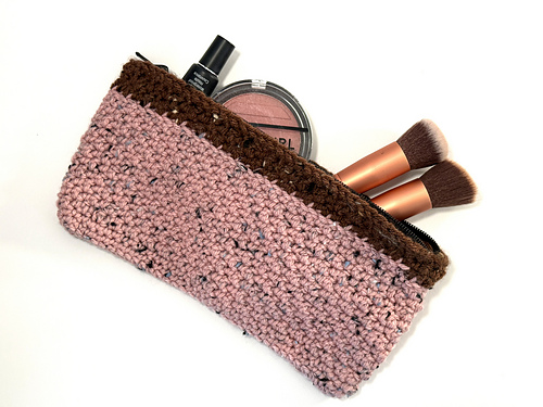 Twisty Tweed Makeup Bag