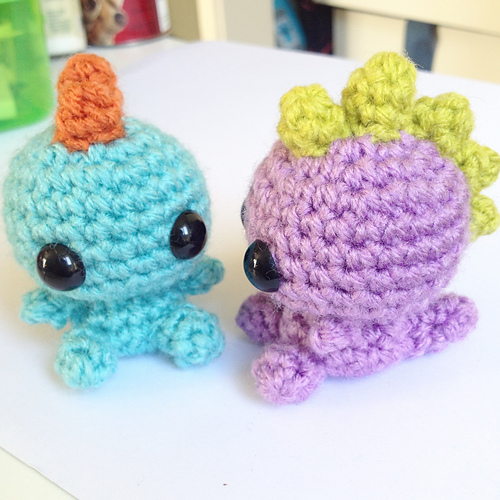 Mini Amigurumi Dinosaurs Keychain photo 1