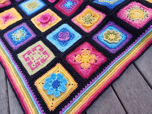 Granny I Shrank Your Squares CAL - Hooked on Sunshine