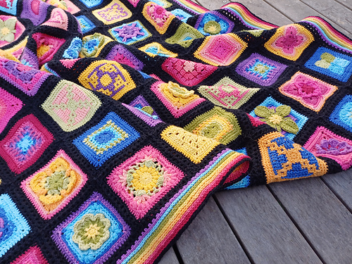 Granny I Shrank Your Squares CAL - Hooked on Sunshine