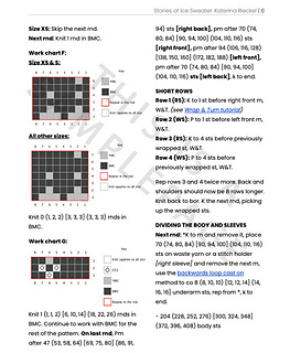 Sample page from the pattern