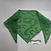 Swirly filet crochet bandana pattern 