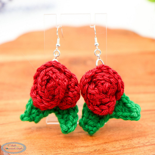 Rose Earrings