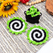 Cauldron Spiral Coaster Set pattern
