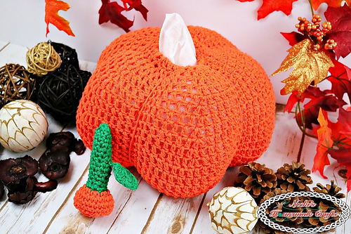 Pumpkin Tissue Box Cover photo 1