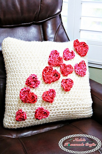 Pillow Case with Flying Hearts photo 2