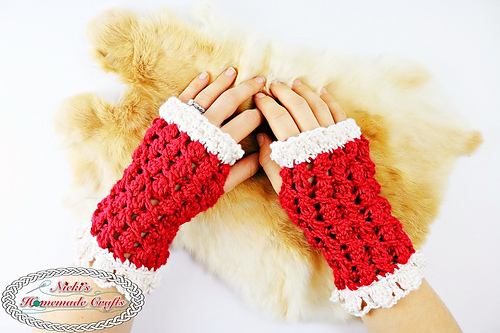 Lacy Silk Fingerless Gloves photo 5