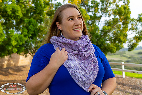 tunisian triangle shawl
