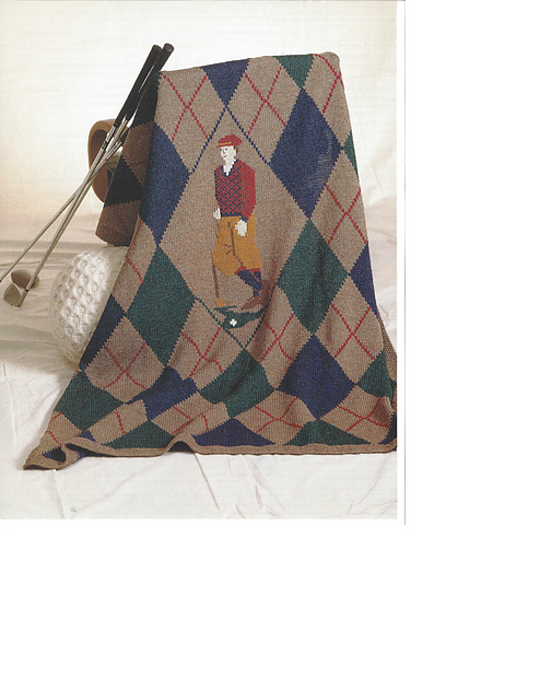 Ravelry Golf Afghan And Pillow Pattern By Nicky Epstein