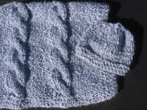 Kyle's baby blanket and hat photo 1