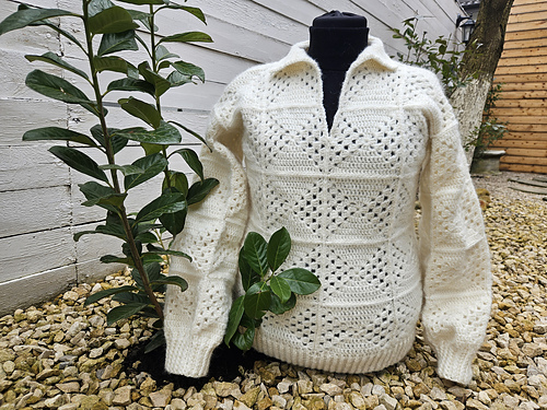 Granny squares sweater